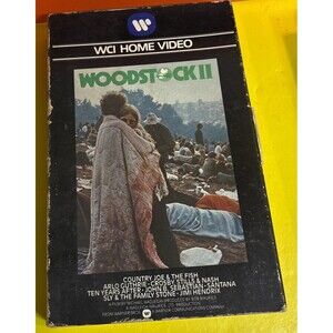 WOODSTOCK II  VHS Big Box WCI Home Video 1979 VERY RARE